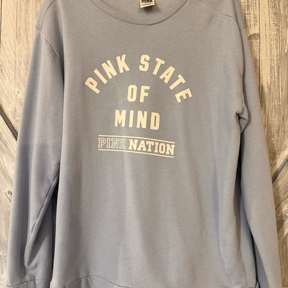 Victoria's Secret Blue Crew Neck Sweater